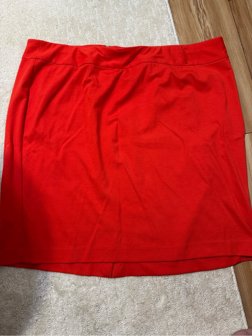 Lane Bryant Bright Red Knit Mini Skirt